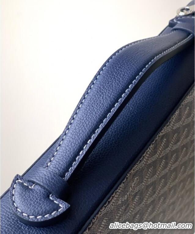 Buy Luxury Goyard Compagnon Universel A4 Business Bag GY8065 Navy Blue 2025