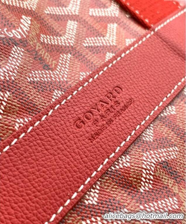 New Release Creation Goyard Barrel 40 Sports Bag GY020248 Red 2025