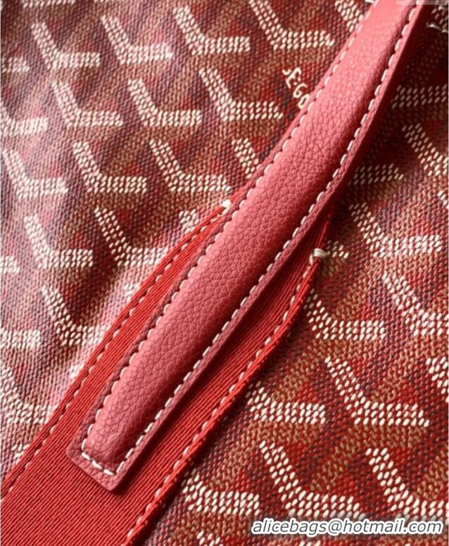 New Release Creation Goyard Barrel 40 Sports Bag GY020248 Red 2025