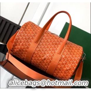 Hot Style Goyard Barrel 40 Sports Bag GY020248 Orange 2025