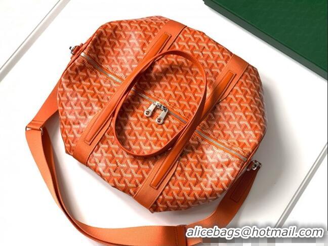 Hot Style Goyard Barrel 40 Sports Bag GY020248 Orange 2025