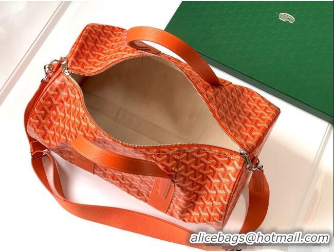 Hot Style Goyard Barrel 40 Sports Bag GY020248 Orange 2025