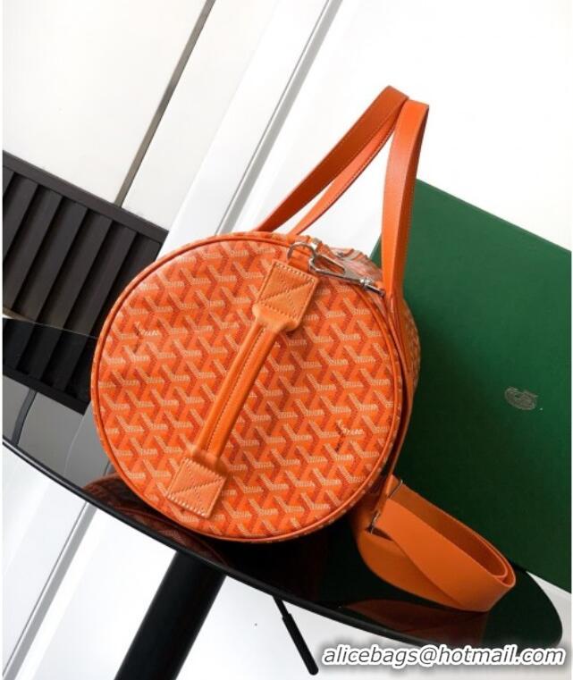 Hot Style Goyard Barrel 40 Sports Bag GY020248 Orange 2025