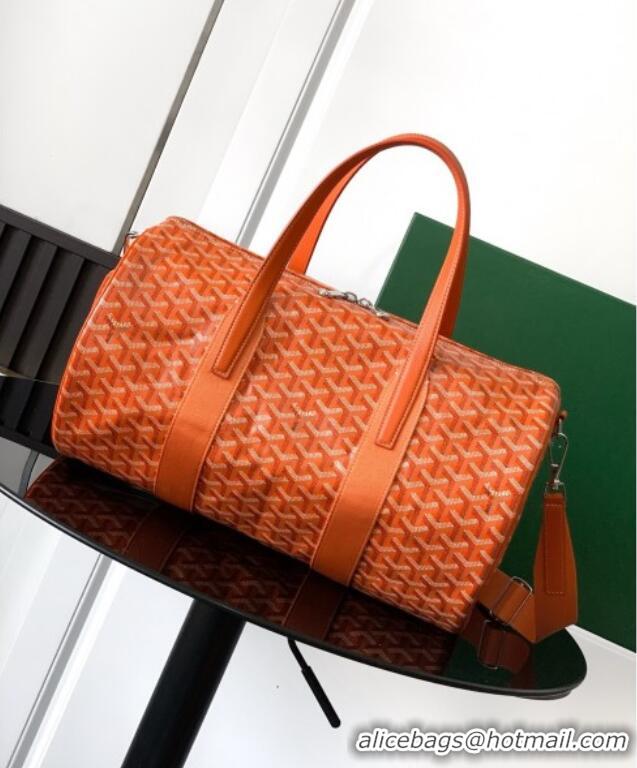 Hot Style Goyard Barrel 40 Sports Bag GY020248 Orange 2025