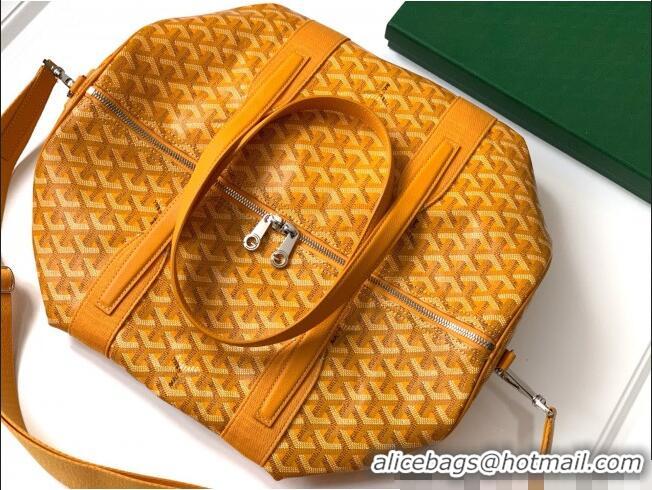 Fashion Luxury Goyard Barrel 40 Sports Bag GY020248 Yellow 2025