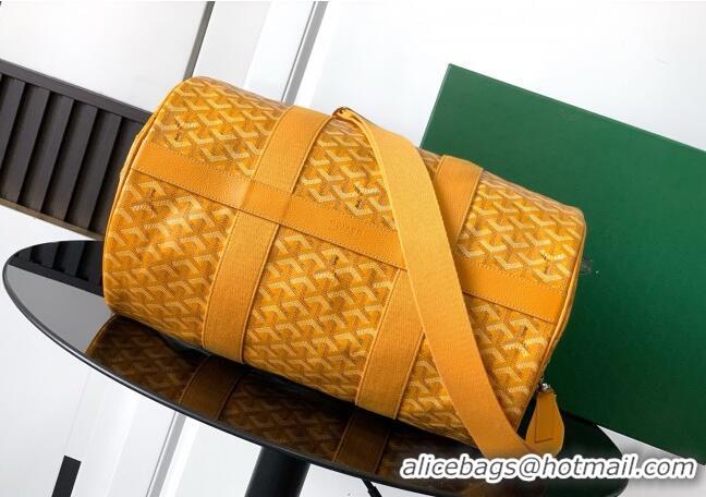 Fashion Luxury Goyard Barrel 40 Sports Bag GY020248 Yellow 2025