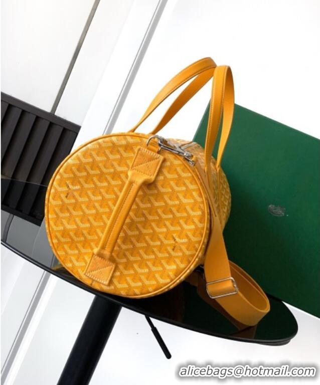 Fashion Luxury Goyard Barrel 40 Sports Bag GY020248 Yellow 2025