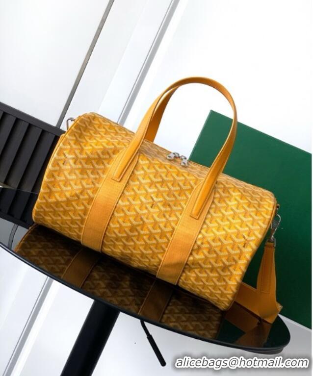 Fashion Luxury Goyard Barrel 40 Sports Bag GY020248 Yellow 2025