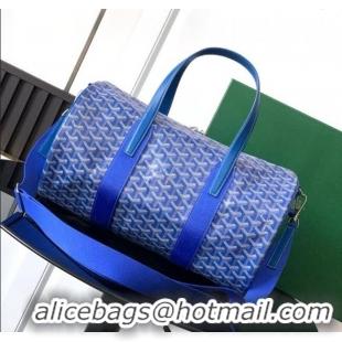 Buy Classic Goyard Barrel 40 Sports Bag GY020248 Sky Blue 2025