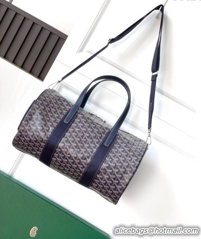 Grade Quality Goyard Barrel 40 Sports Bag GY020248 Navy Blue 2025