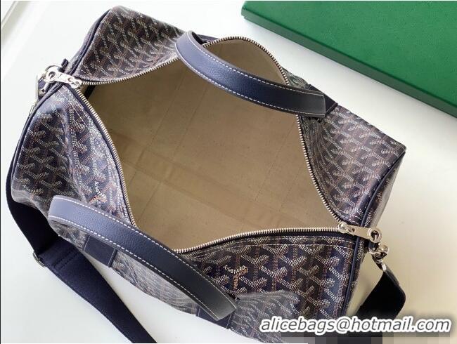 Grade Quality Goyard Barrel 40 Sports Bag GY020248 Navy Blue 2025