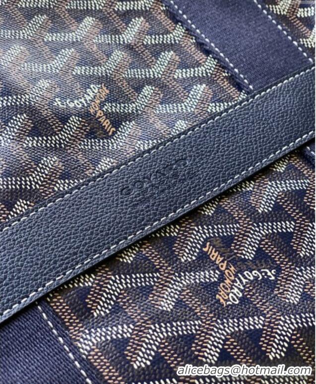 Grade Quality Goyard Barrel 40 Sports Bag GY020248 Navy Blue 2025