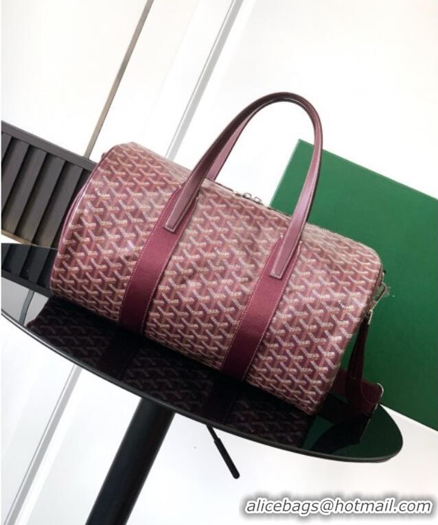 Best Price Goyard Barrel 40 Sports Bag GY020248 Burgundy 2025