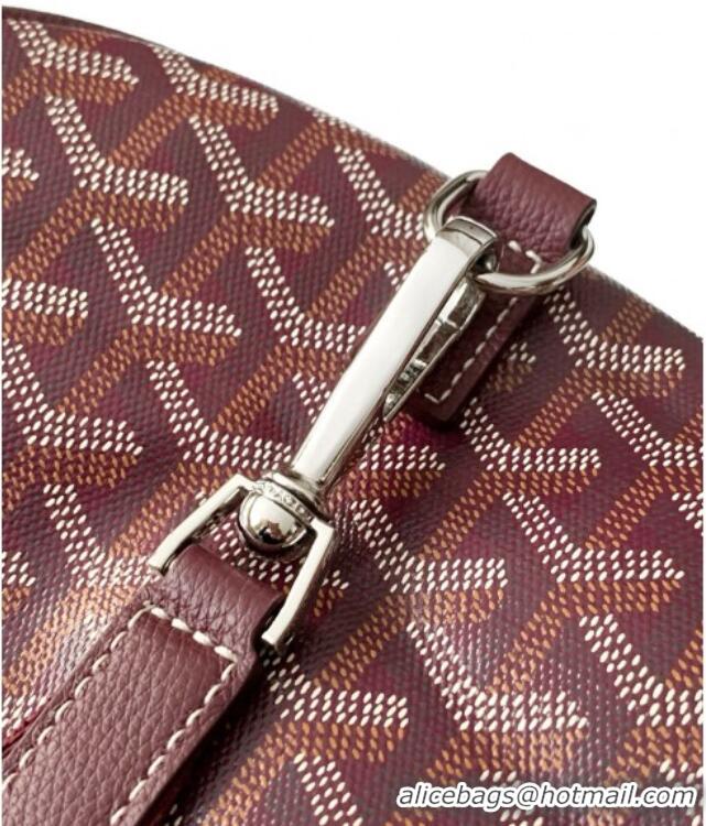 Best Price Goyard Barrel 40 Sports Bag GY020248 Burgundy 2025