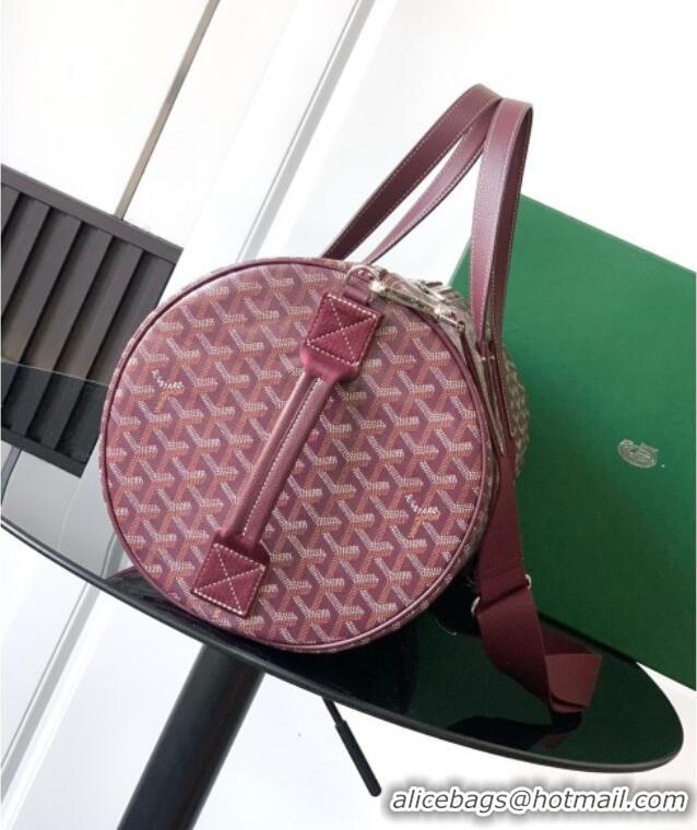 Best Price Goyard Barrel 40 Sports Bag GY020248 Burgundy 2025