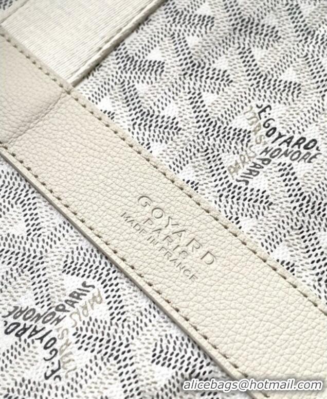 Best Grade Goyard Barrel 40 Sports Bag GY020248 White 2025