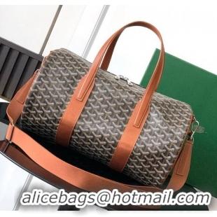 Buy New Cheap Goyard Barrel 40 Sports Bag GY020248 Brown 2025