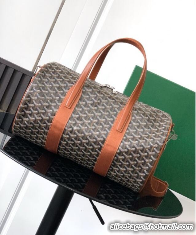 Buy New Cheap Goyard Barrel 40 Sports Bag GY020248 Brown 2025