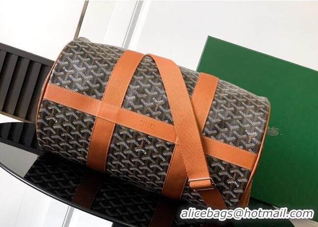 Buy New Cheap Goyard Barrel 40 Sports Bag GY020248 Brown 2025