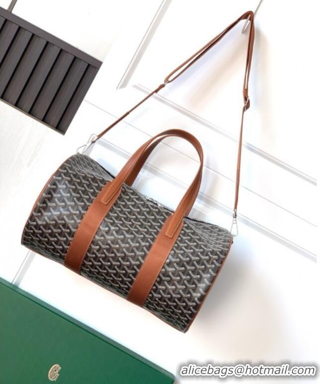 Buy New Cheap Goyard Barrel 40 Sports Bag GY020248 Brown 2025