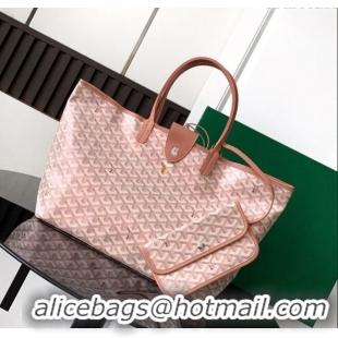 Famous Brand Goyard Glittering Saint Louis Tote Bag PM 020146 Pearly Light Pink 2025