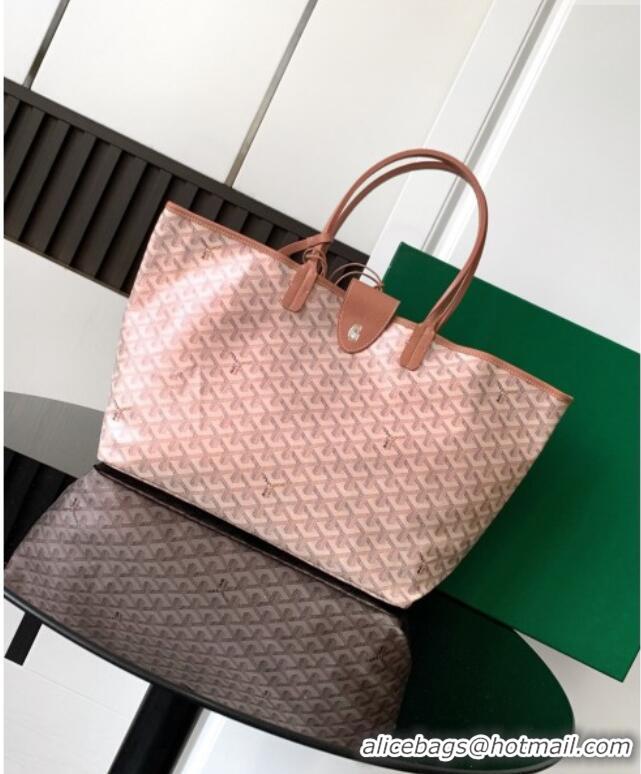 Famous Brand Goyard Glittering Saint Louis Tote Bag PM 020146 Pearly Light Pink 2025