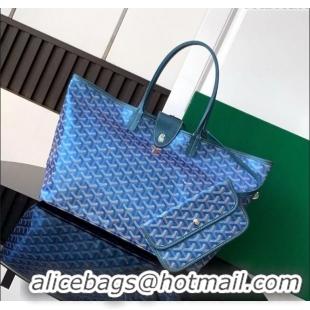 Best Quality Goyard Glittering Saint Louis Tote Bag PM 020146 Pearly Blue 2025