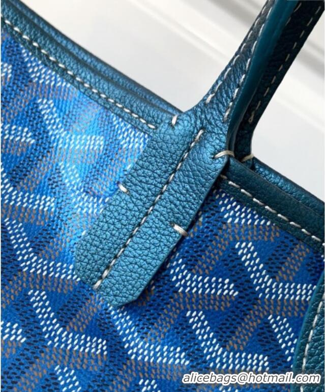 Best Quality Goyard Glittering Saint Louis Tote Bag PM 020146 Pearly Blue 2025