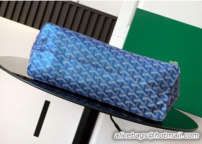 Best Quality Goyard Glittering Saint Louis Tote Bag PM 020146 Pearly Blue 2025