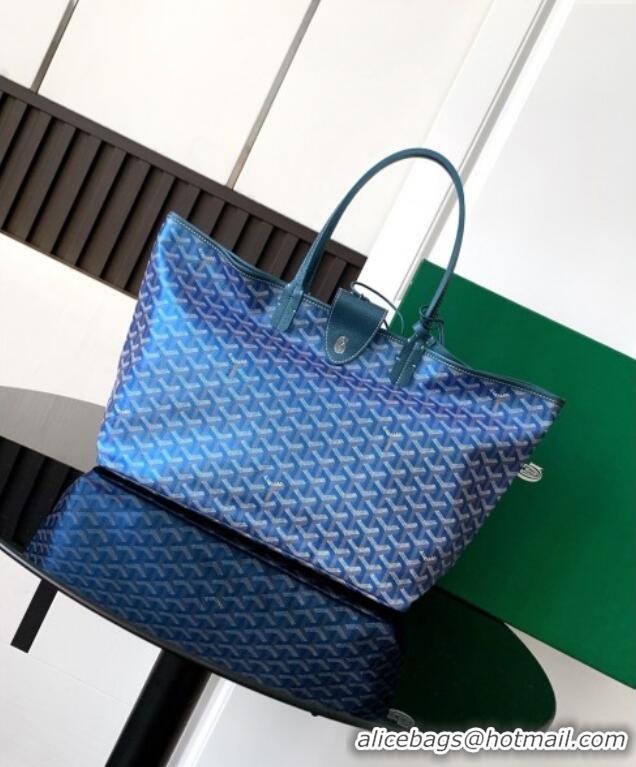 Best Quality Goyard Glittering Saint Louis Tote Bag PM 020146 Pearly Blue 2025