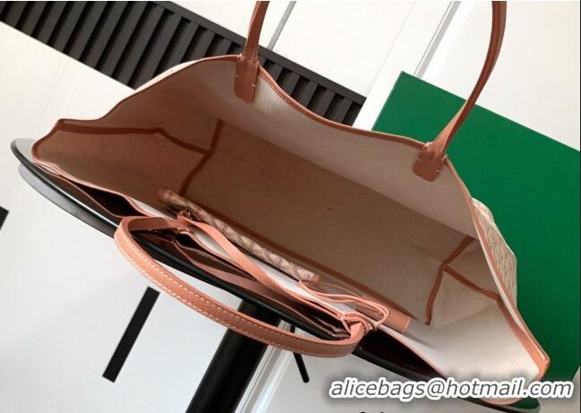 Luxury Classic Goyard Glittering Saint Louis Tote Bag GM 020146 Pearly Light Pink 2025