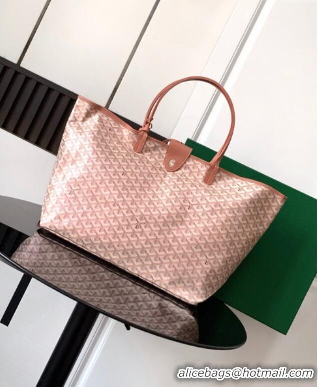 Luxury Classic Goyard Glittering Saint Louis Tote Bag GM 020146 Pearly Light Pink 2025