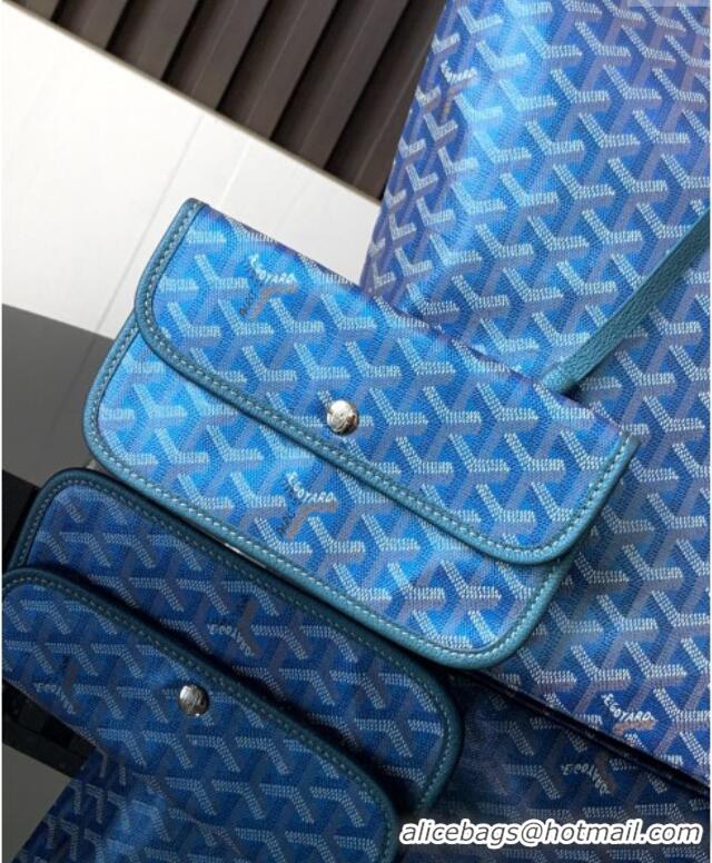 Super Quality Goyard Glittering Saint Louis Tote Bag GM 020146 Pearly Blue 2025