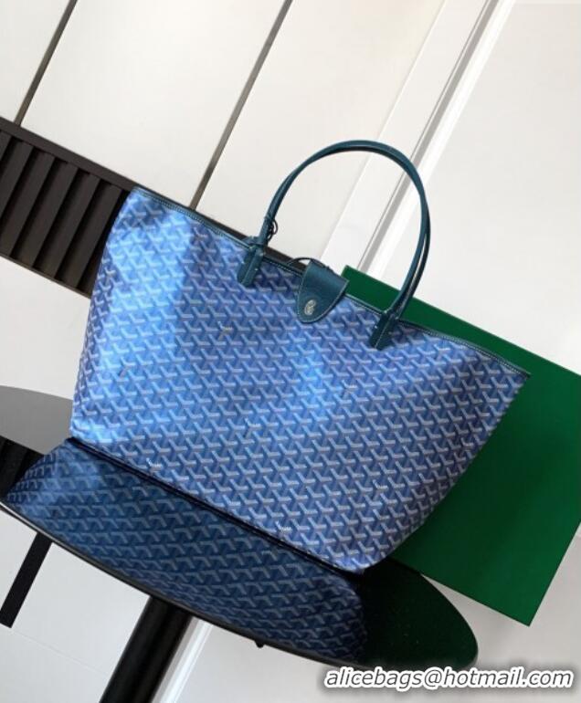 Super Quality Goyard Glittering Saint Louis Tote Bag GM 020146 Pearly Blue 2025