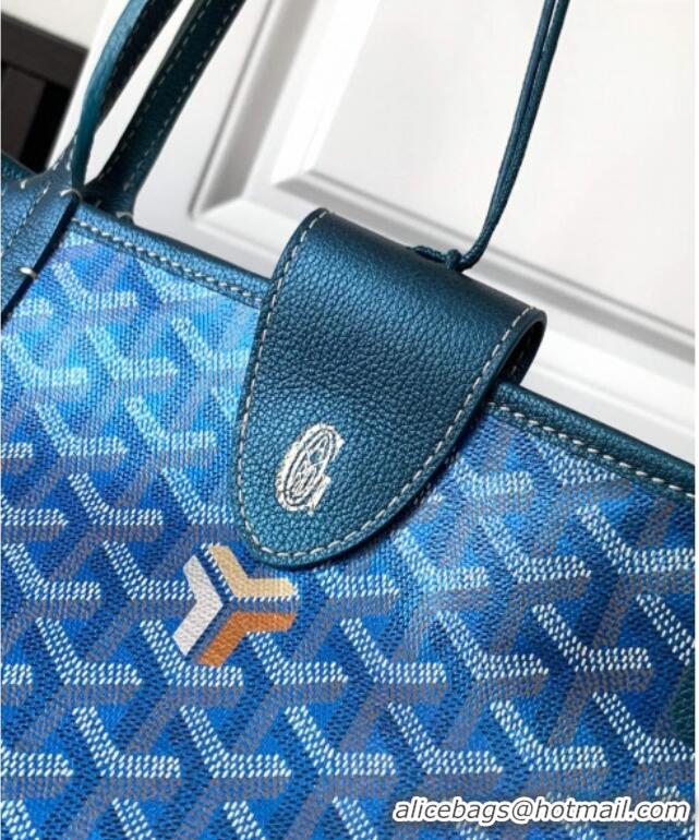 Super Quality Goyard Glittering Saint Louis Tote Bag GM 020146 Pearly Blue 2025