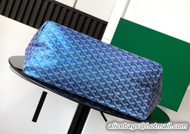 Super Quality Goyard Glittering Saint Louis Tote Bag GM 020146 Pearly Blue 2025