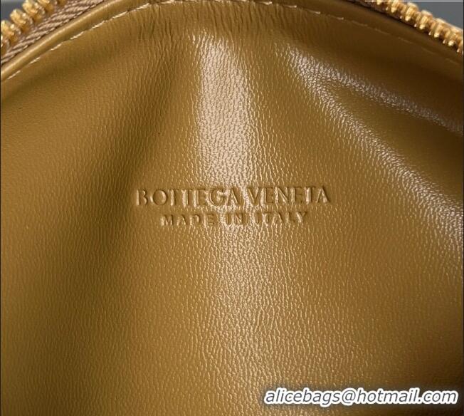 Top Grade Bottega Veneta Baby Wallace Shoulder Bag in Intrecciato Soft Calfskin Leather 776781 Brown 2025