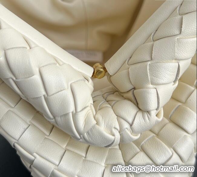 Buy Discount Bottega Veneta Small Lauren 1980 Chain Bag in Padded Intrecciato Leather 804038 Cream White 2025