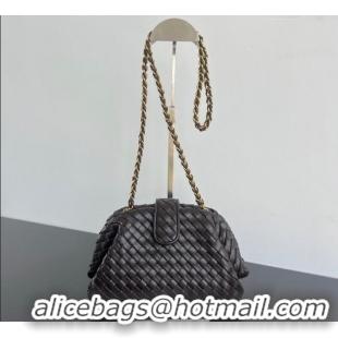 New Release Creation Bottega Veneta Small Lauren 1980 Chain Bag in Padded Intrecciato Leather 804038 Fondant Brown 2025