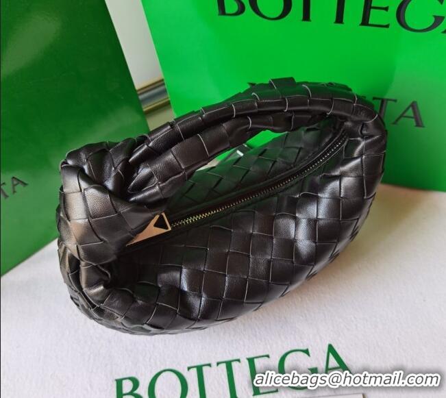 Buy Promotional Bottega Veneta Mini Jodie Hobo Bag in Intrecciato Lambskin 651876 Fondant Brown 2025