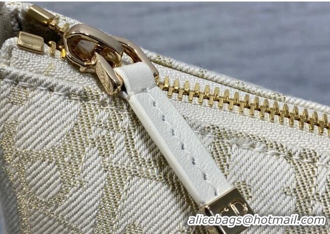 Inexpensive Dior Medium DiorTravel Nomad Pouch in Gold-Tone Dior Oblique Jacquard 5554 2025