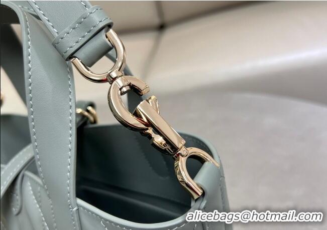 Well Crafted Dior Small Toujours Vertical Tote Bag in Macrocannage Calfskin 2835 Slate Grey 2025