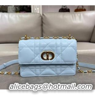 Low Cost Dior Miss Caro Mini bag in Macrocannage Lambskin M5169 Space Blue 2025