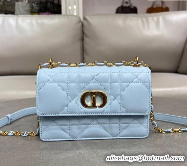 Low Cost Dior Miss Caro Mini bag in Macrocannage Lambskin M5169 Space Blue 2025