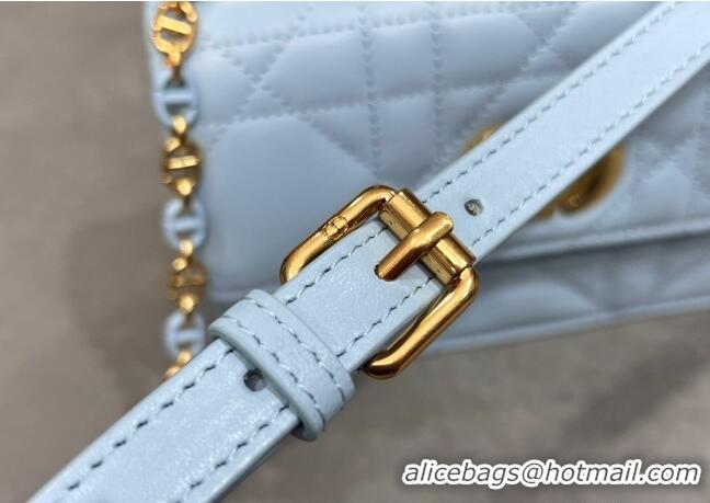 Low Cost Dior Miss Caro Mini bag in Macrocannage Lambskin M5169 Space Blue 2025