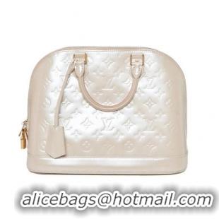 Big Discount Louis Vuitton Monogram Vernis Alma MM M90025 Cream