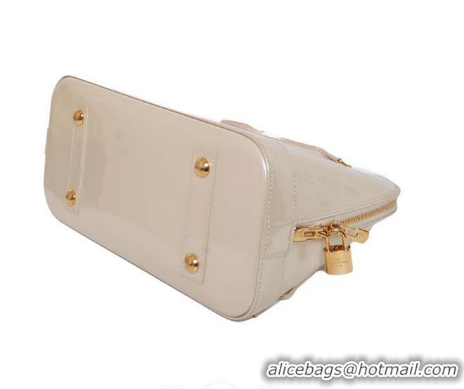 Big Discount Louis Vuitton Monogram Vernis Alma MM M90025 Cream