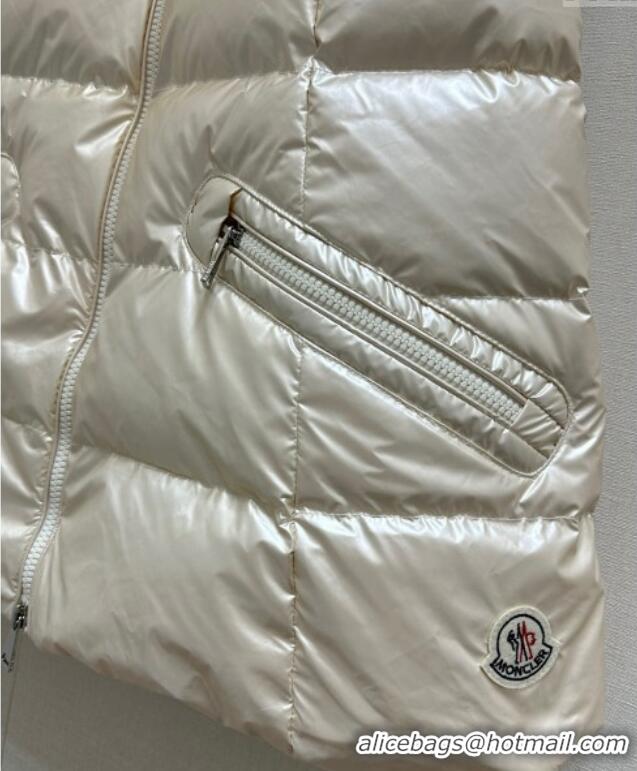 Best Price Moncler Down Jacket Vest 1219 White 2024