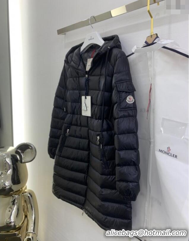 ​Good Quality Moncler Amintore Long Down Jacket M9044 Black 2024