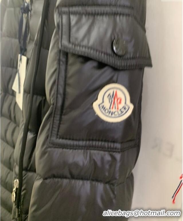 ​Good Quality Moncler Amintore Long Down Jacket M9044 Black 2024